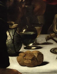 Das Abendmahl in Emmaus, 1601 (Detail)